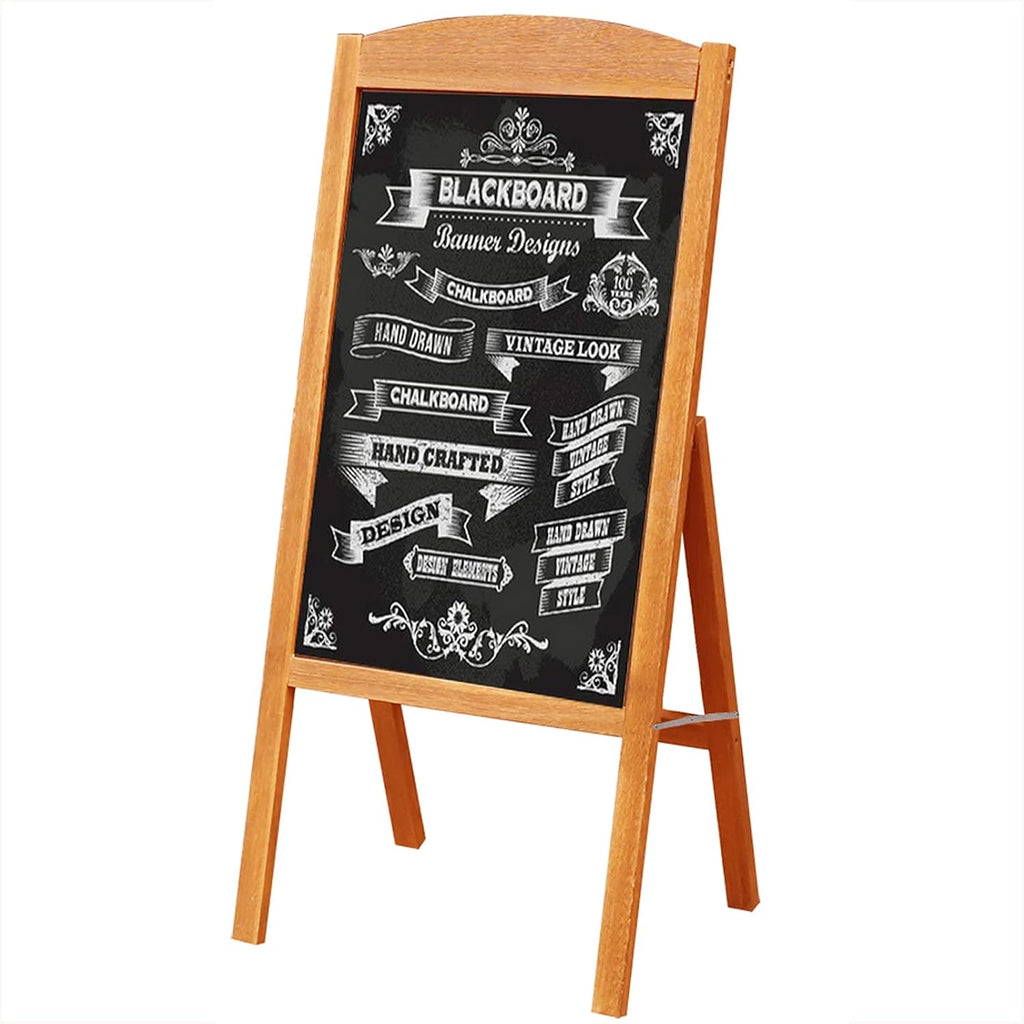 Large 35 x 17 Inch Wood A-Frame Chalkboard Sign Q19120