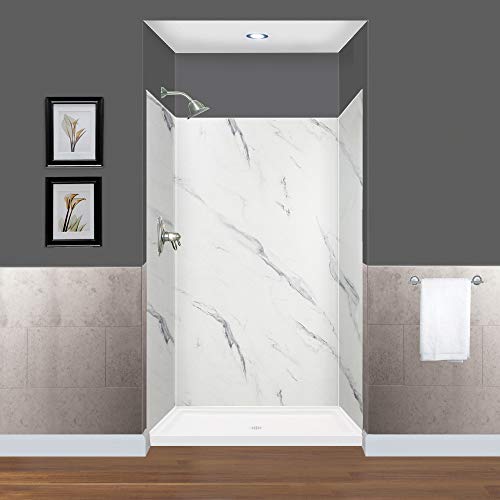 3-Panel Shower Wall Kit, 36-in L x 36-in W x 72-in H W43155