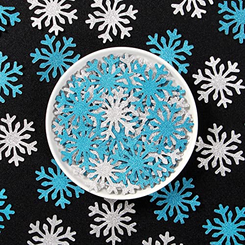 White-Gold Christmas Tree Star Confetti - 300pcs Party Decoration S223