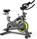Magnetic Exercise Bike Indoor Stationary Cycling Bike Belt Drive Bicycle with LCD Monitor J308