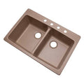 33x22 Kitchen Sink 4 Hole A3152