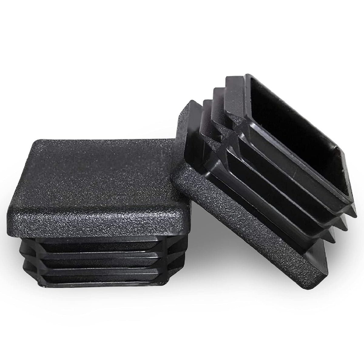 1 Inch Square Black Plastic Plug Insert, 100 Pack B75729