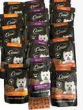15 Pouches 1.76oz Each Dog Food Variety Pack with Waste Bag Roll H696