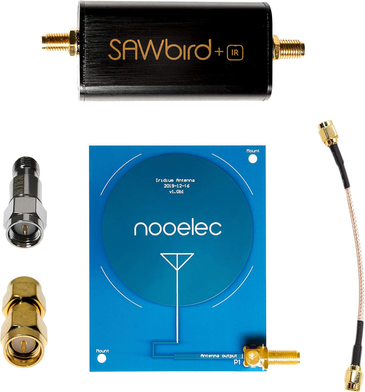 Active Iridium Reception Bundle with LNA Filter Module 1620MHz Patch Antenna Q88279