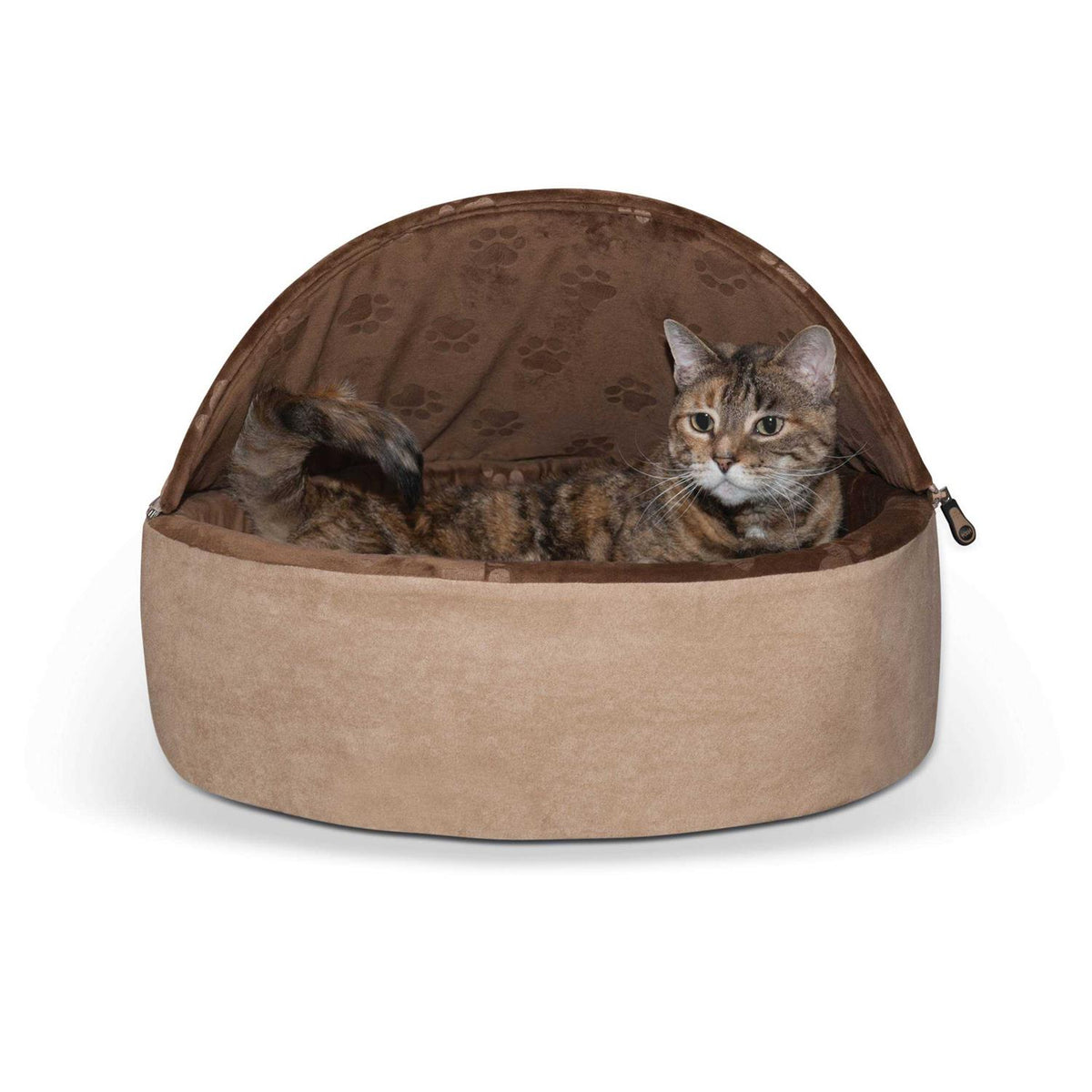 Self-Warming Hooded Kitty Bed T467899