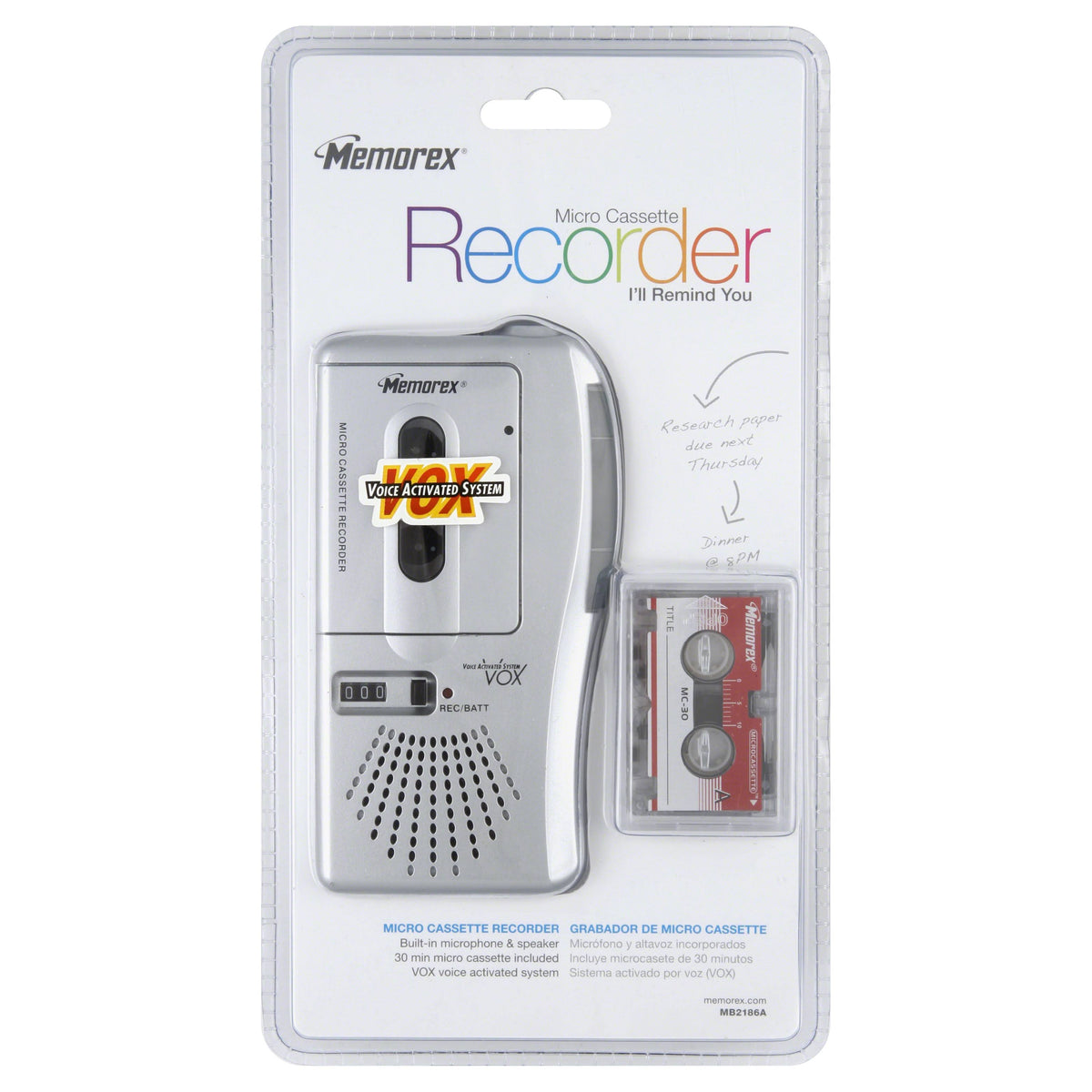 Micro Cassette Recorder W22163