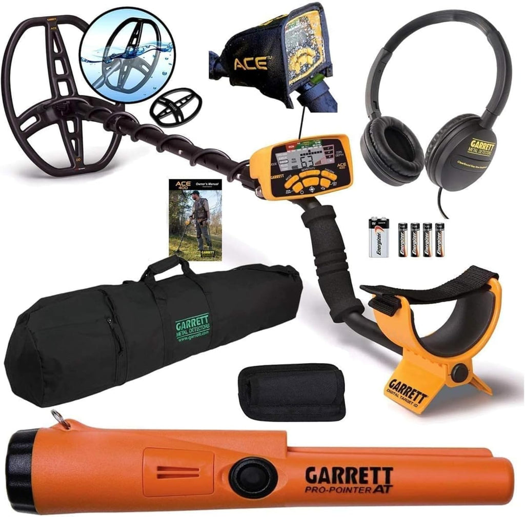 Metal Detector with Waterproof Coil and Carry Bag D273114