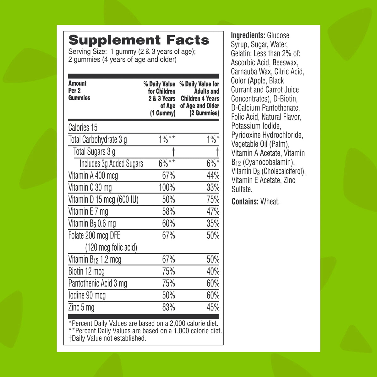 180 Ct Kids Gummy Multivitamin K8598