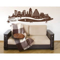 White 59in x 20in Cityscape Wall Decal Q19821