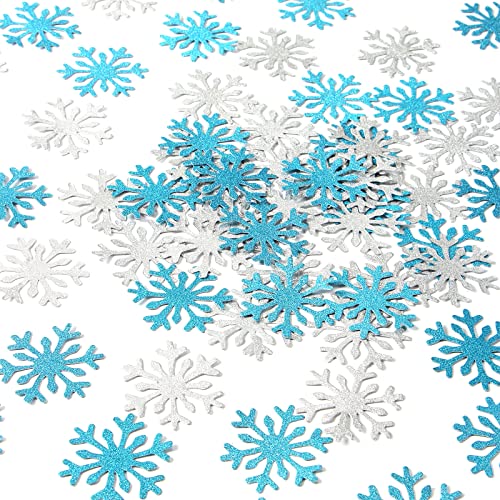 White-Gold Christmas Tree Star Confetti - 300pcs Party Decoration S223