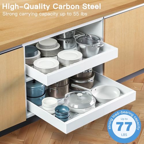 2 Pack Expandable Sliding Pull Out Cabinet Organizer A751
