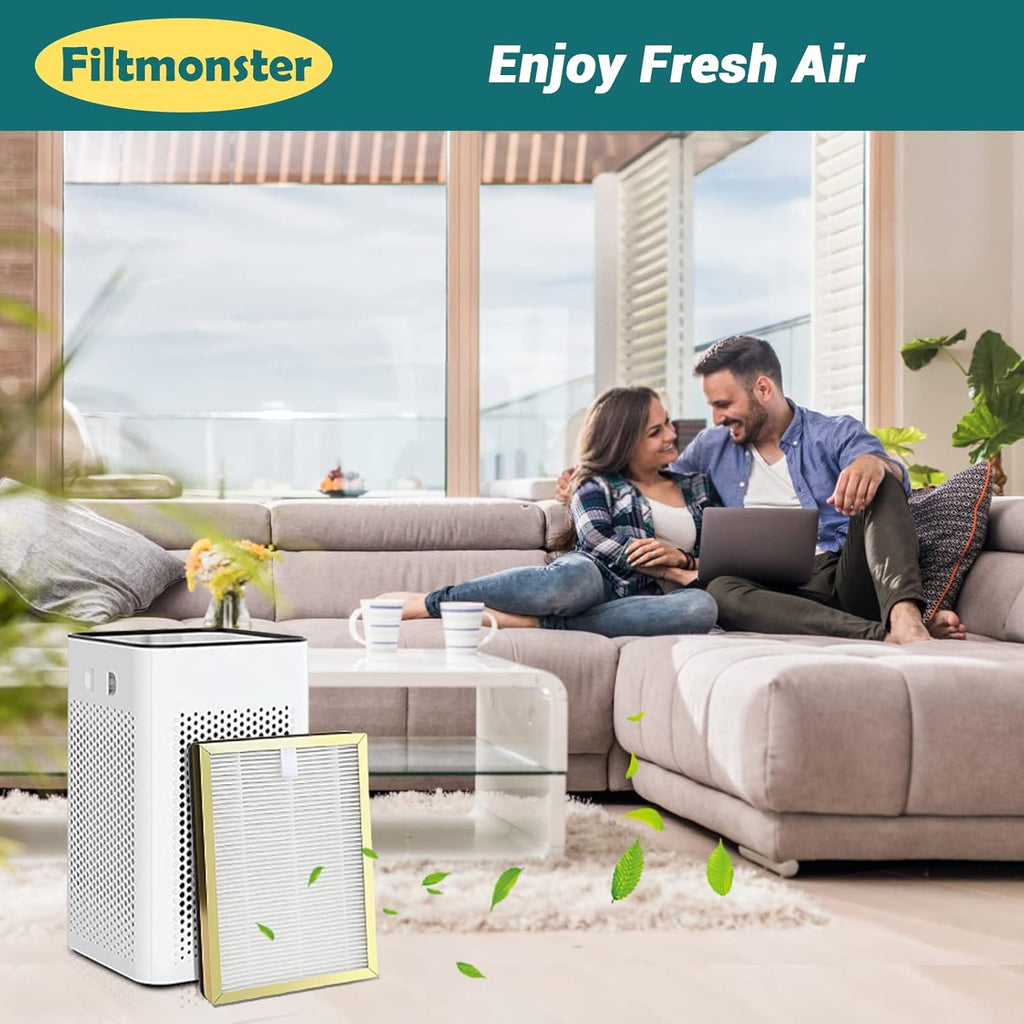 2 Set H13 True HEPA Replacement Filter D4015