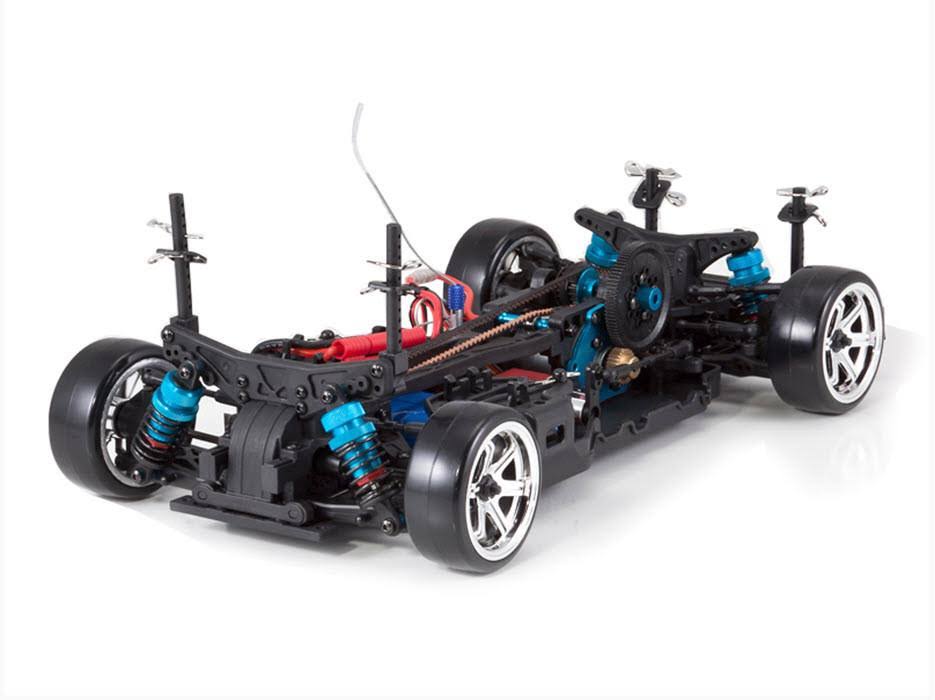 1/10 Scale Belt Drive Electric Orange Drift Car J103