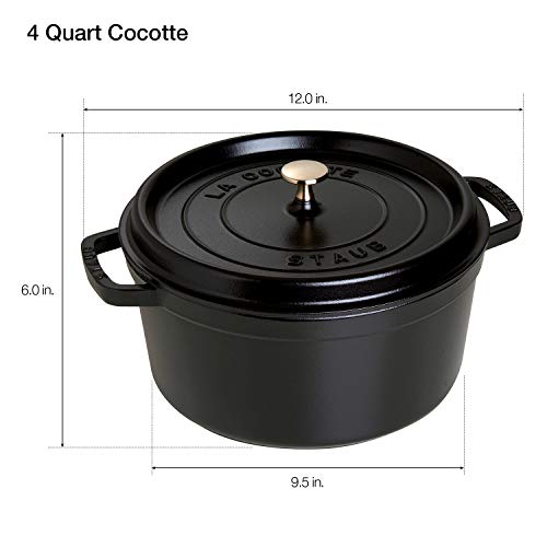 Black Matte Cast Iron Dutch Oven 5.5-qt X208916