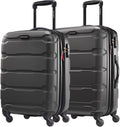 Black Hardside Spinner 2-Piece Luggage Set 24 Inch and 20 Inch K980482