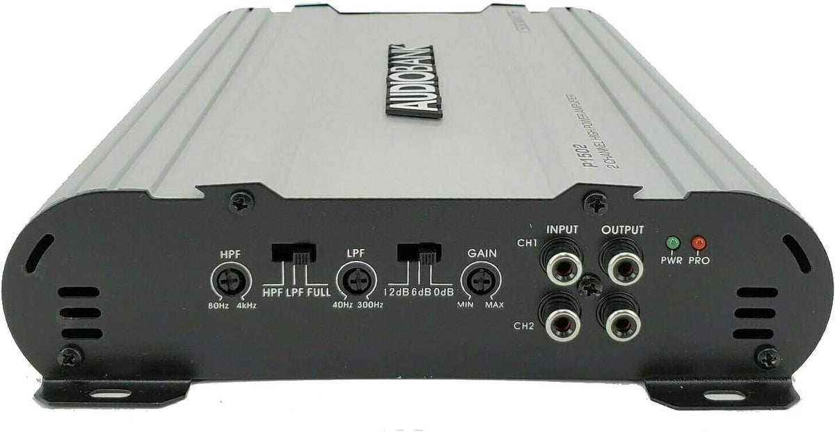 2 Channels 1500 Watts Bridgedable Car Audio Stereo Amplifier D1855