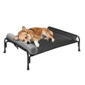 Large Elevated Dog Bed with Removable Headrest Bolster J4884