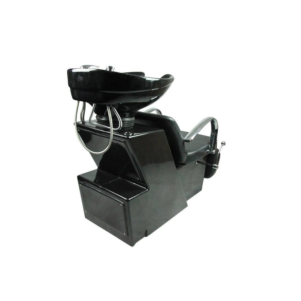 Black Ceramic Shampoo Bowl Sink Chair B234676