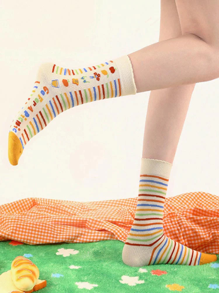 Cute College Style Socks R463