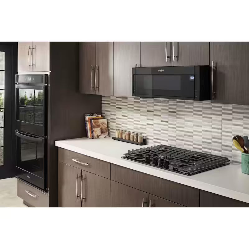 Low Profile Microwave Hood Combination in Black C473