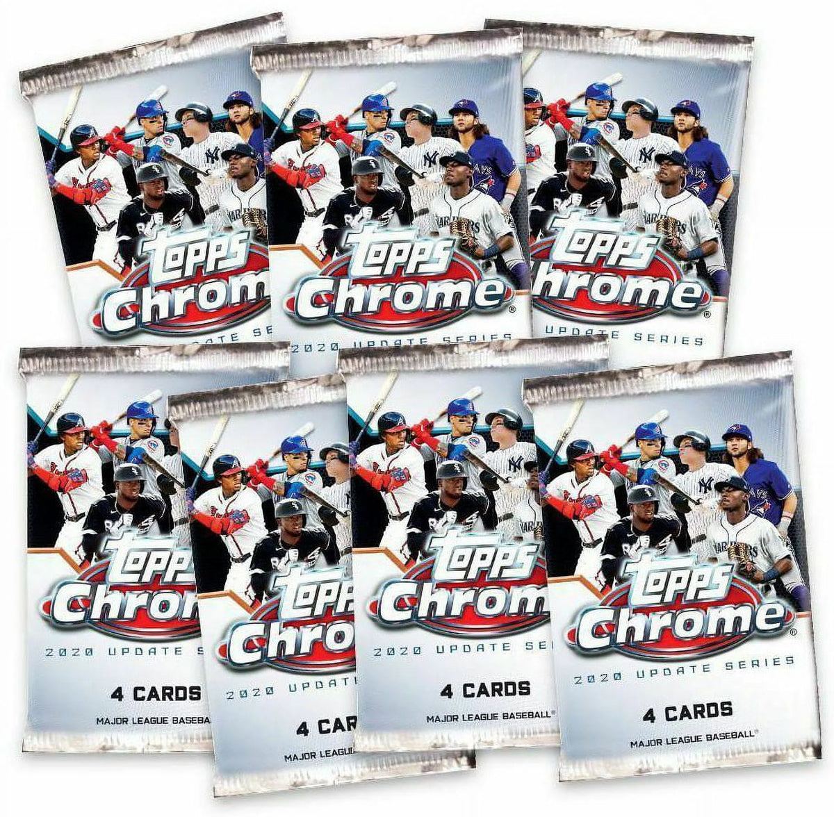 2020 Chrome Update Trading Card MEGA Box 7 Packs L390