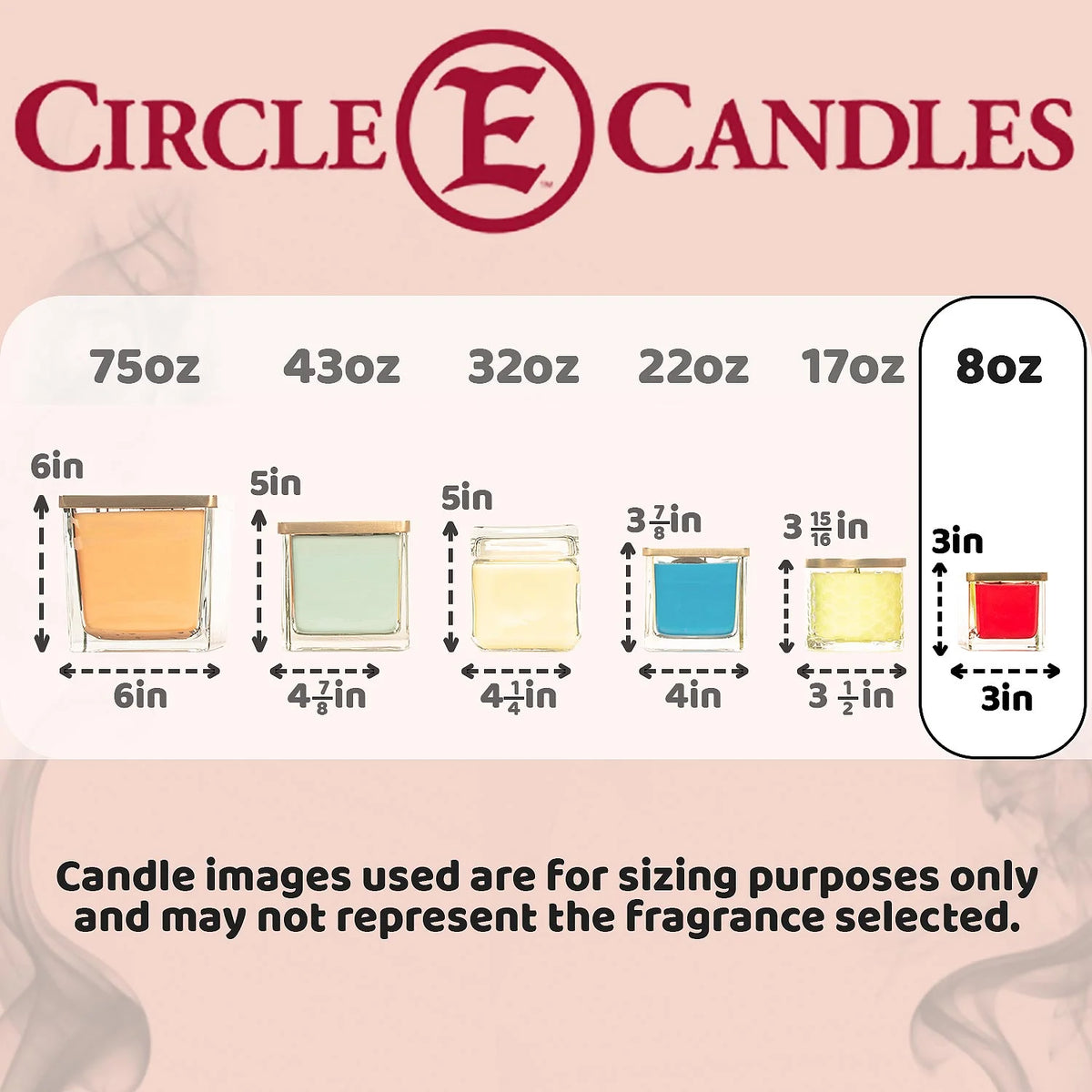 Small 8oz 1 Wick Jar Candle G979