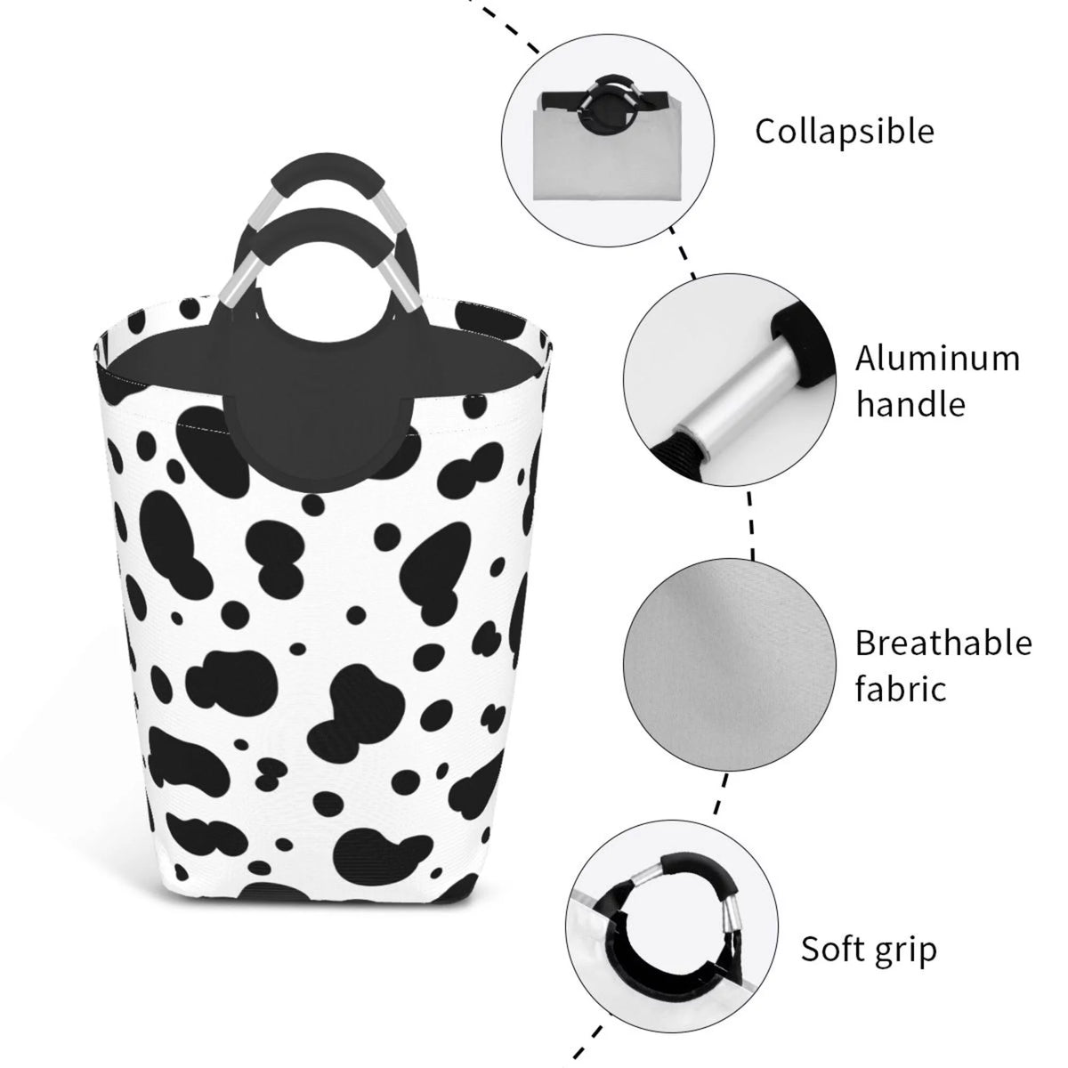 50L Rectangular Waterproof Foldable Laundry Hamper X2926