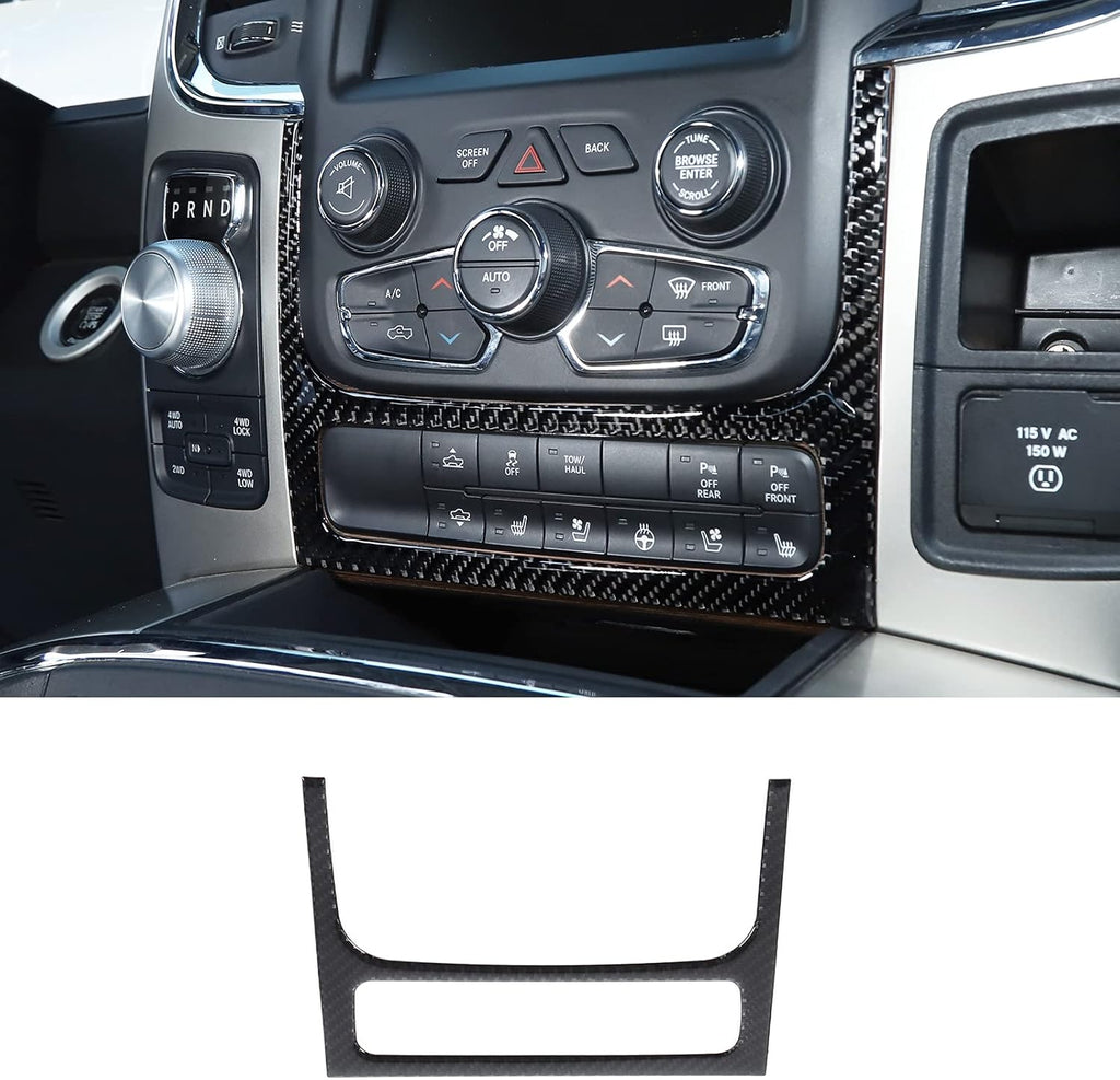 Chrome ABS Center Console Panel Trim Cover Pack of 2 E60349