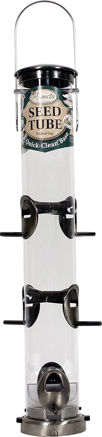 Brushed Nickel Seed Tube Feeder, Pack of 2 K38588