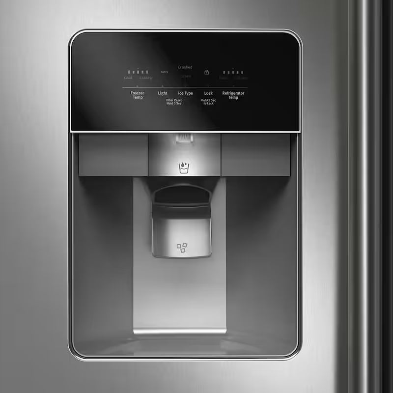 36 in. 25 cu. ft. Side-by-Side Refrigerator Stainless Steel T223
