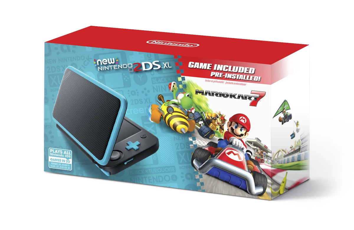 Black & Turquoise Handheld Game System M7512