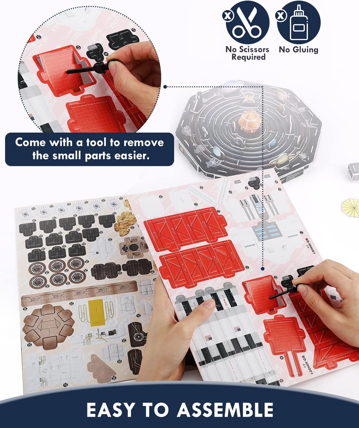 3D Puzzles Outer Space Toys 377 Pcs STEM Toys M208