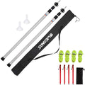 Telescoping Tarp Poles, Adjustable Aluminum Rods, Replacement Tent Poles C71595