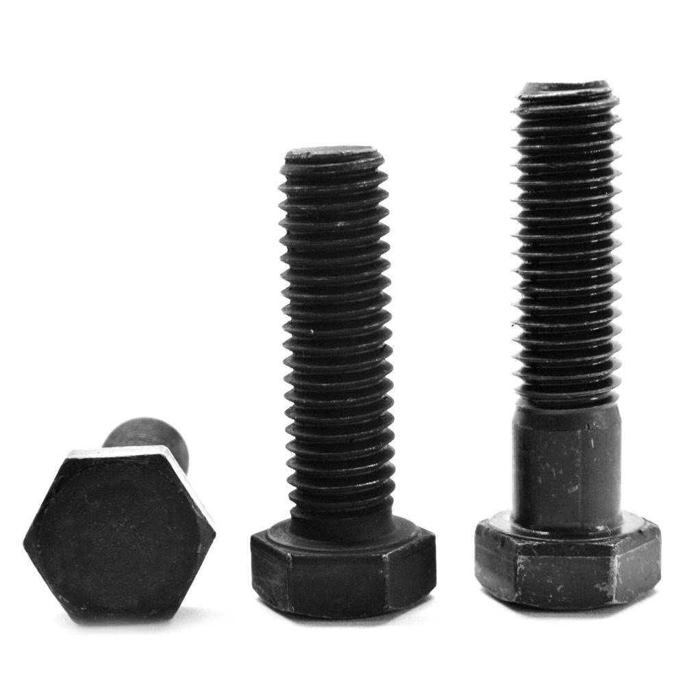 3/8x22-16 x 2 1/2x22 Coarse Thread Grade 8 Hex Cap Screw Black Oxide Pk 200 T30679