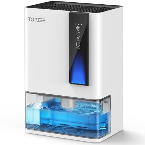 50OZ Dual-Semiconductor Portable Dehumidifier with Auto-off Auto Defrost W248