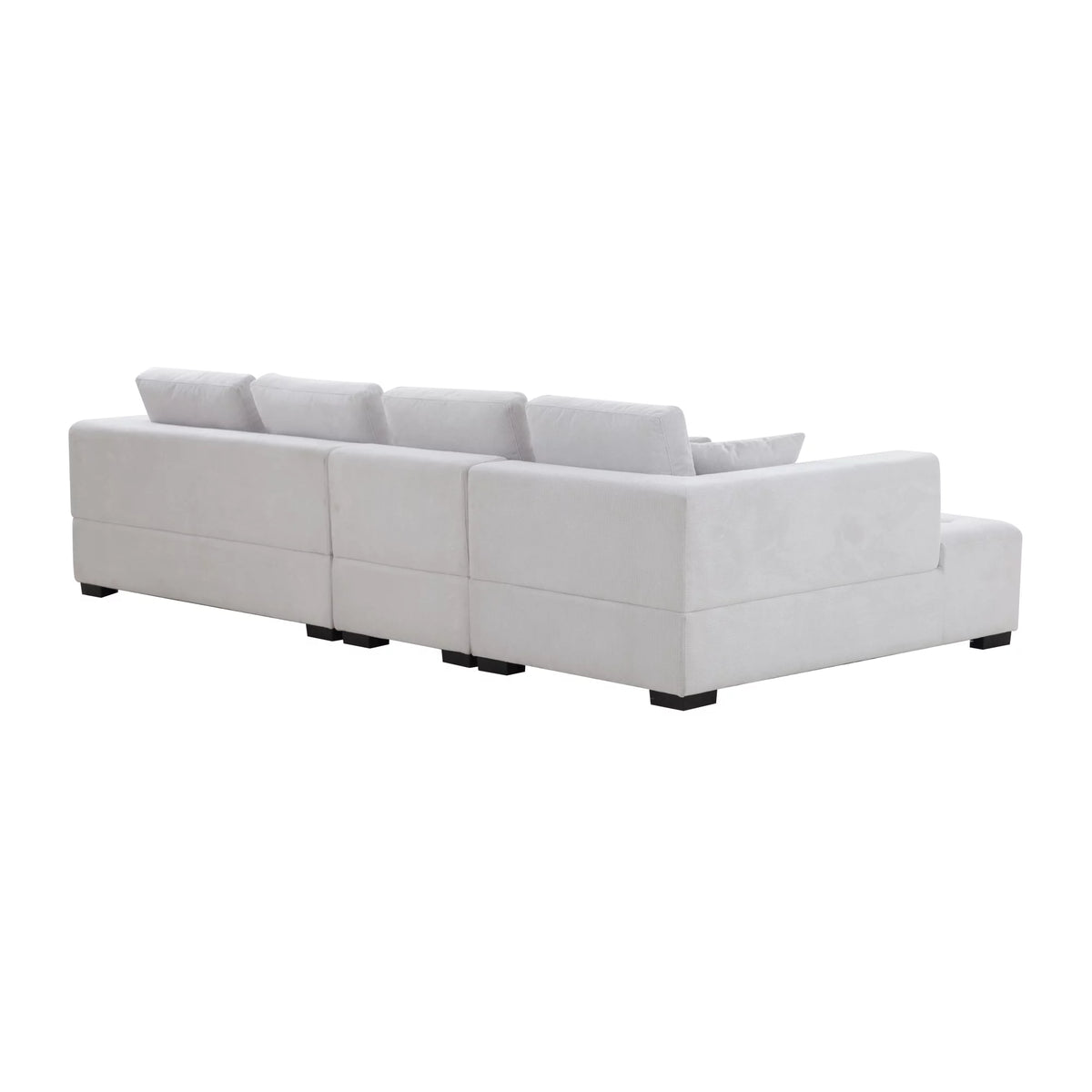 134'' Beige L-Shape Sectional Sofa Q11576