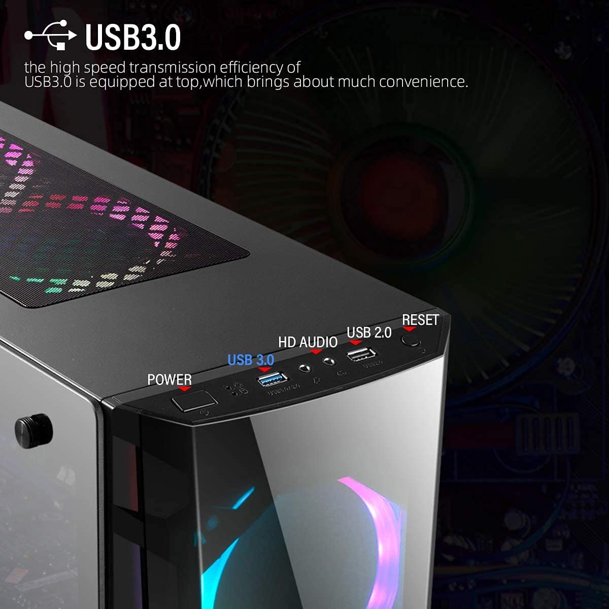 Mid Tower ATX Computer Case E16776