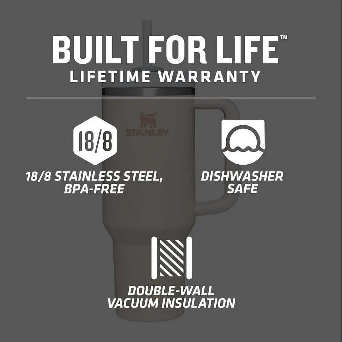 40oz Stainless Steel Tumbler Black N790513