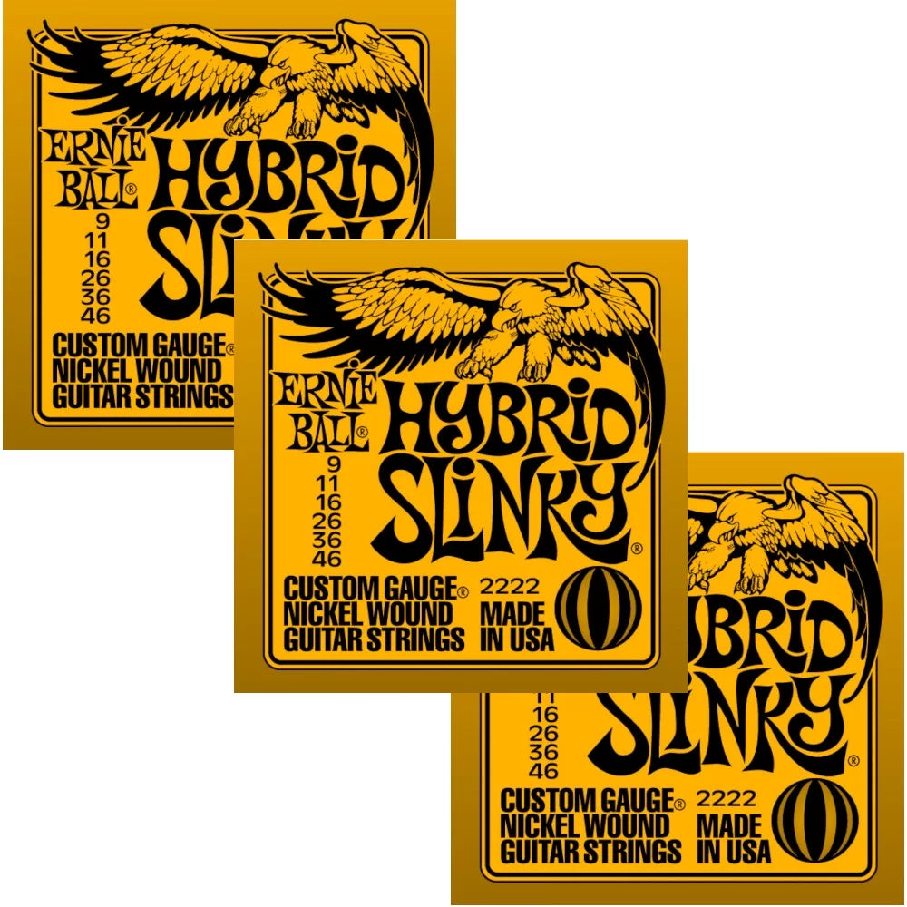 Guitar Strings 3-Pack Electric 9-46 Nickel Wound L869700