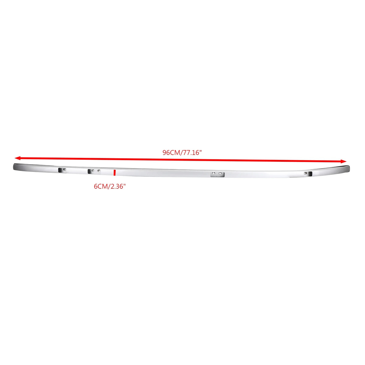 Silver Aluminium Roof Rack Rail B787011