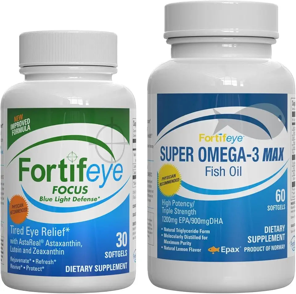 Blue Light and Heart Health Support Bundle 60 Ct & 30 Ct I4176