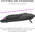 Ergonomic Tenkeyless Mechanical Keyboard with Cherry MX Brown O1462
