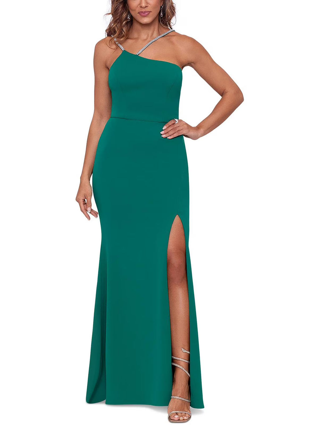 One Shoulder Long Evening Dress K556092
