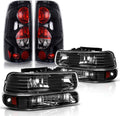Headlight Assembly and Taillights for Chevy Silverado 1500 2500 R692244