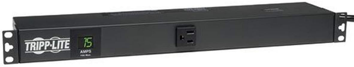 Metered PDU, 15A, 13 Outlets, 120V, 15 ft. Cord, 1U Rack-Mount Power G30410