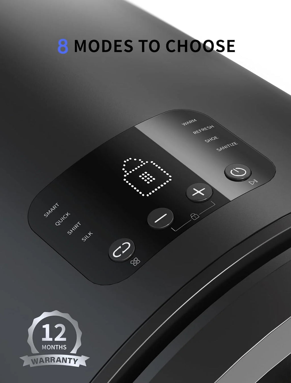 Compact Portable Electric Dryer, Dark Gray I370
