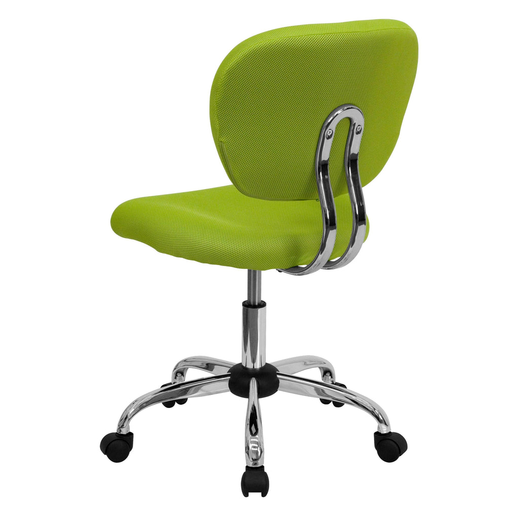 Yellow Mid-Back Mesh Padded Swivel Task Office Chair E6395