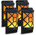Solar Wall Flame Lights, Waterproof Outdoor Garden Lights U690