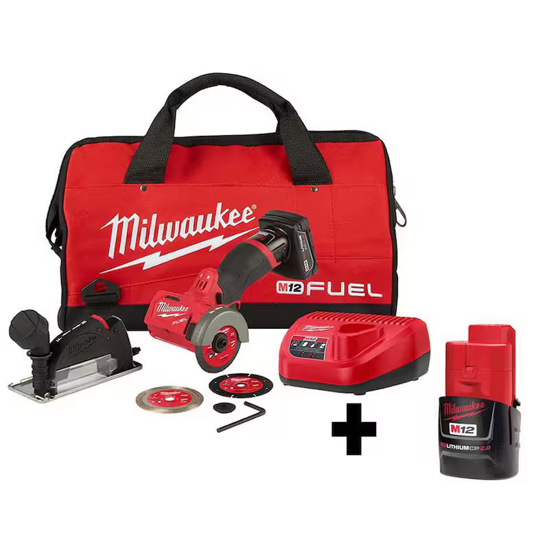 12V Cordless Brushless Cut Off Saw Kit with Battery J135