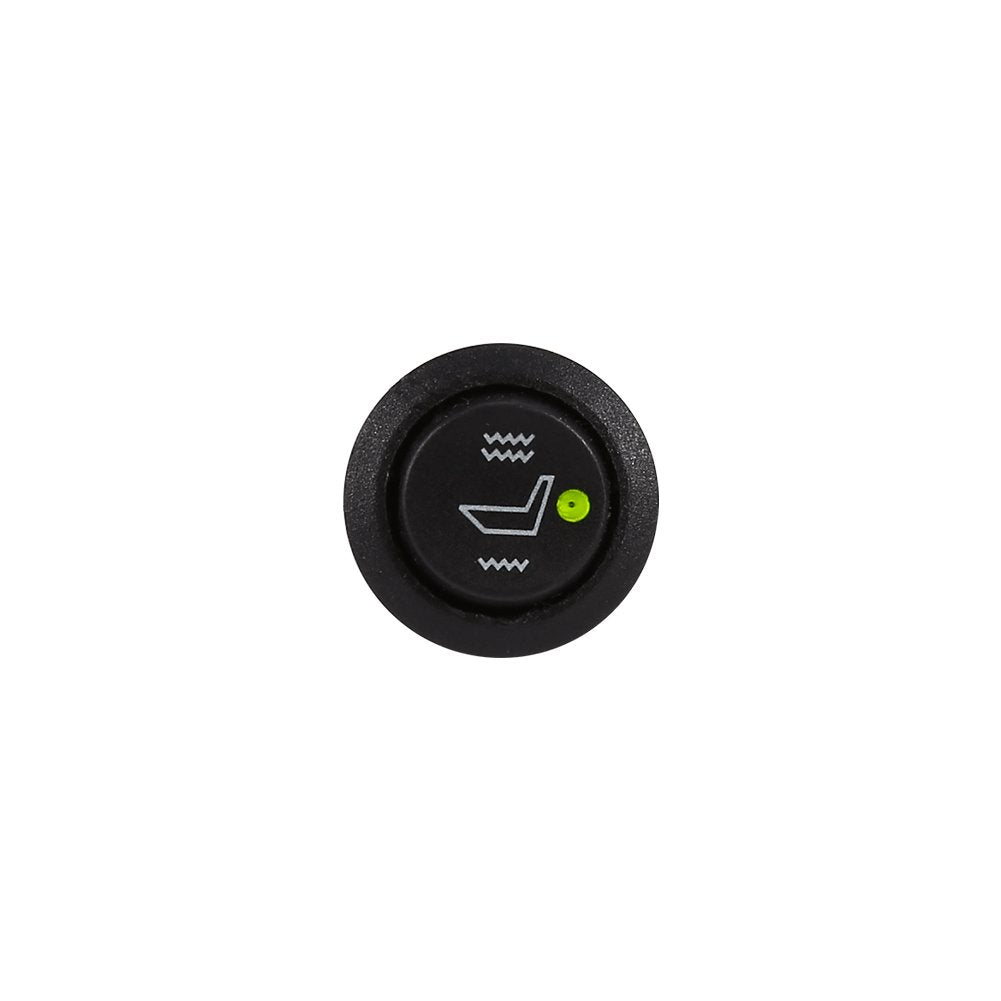 2X Universal 3 Pin Round Heated Seat Switch K854040